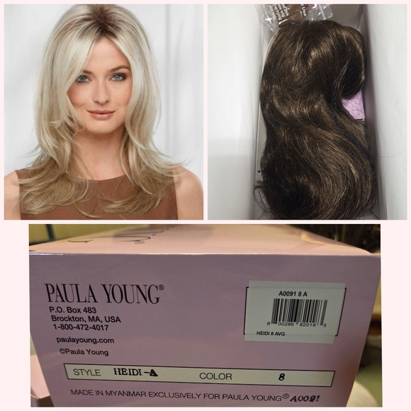 Paula Young Lace Front Medium Golden Brown Heidi Wig - Picture 1 of 8